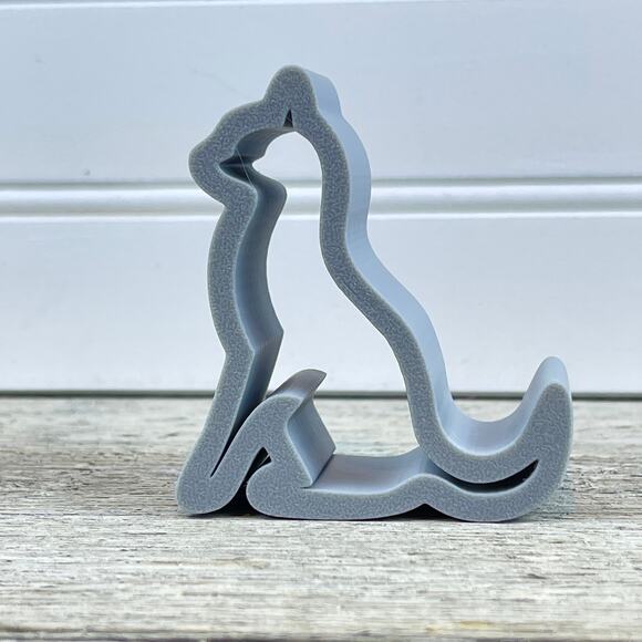 Cat Phone Stand, Kitty Phone Holder, Smartphone Holder - Picture 1 of 7